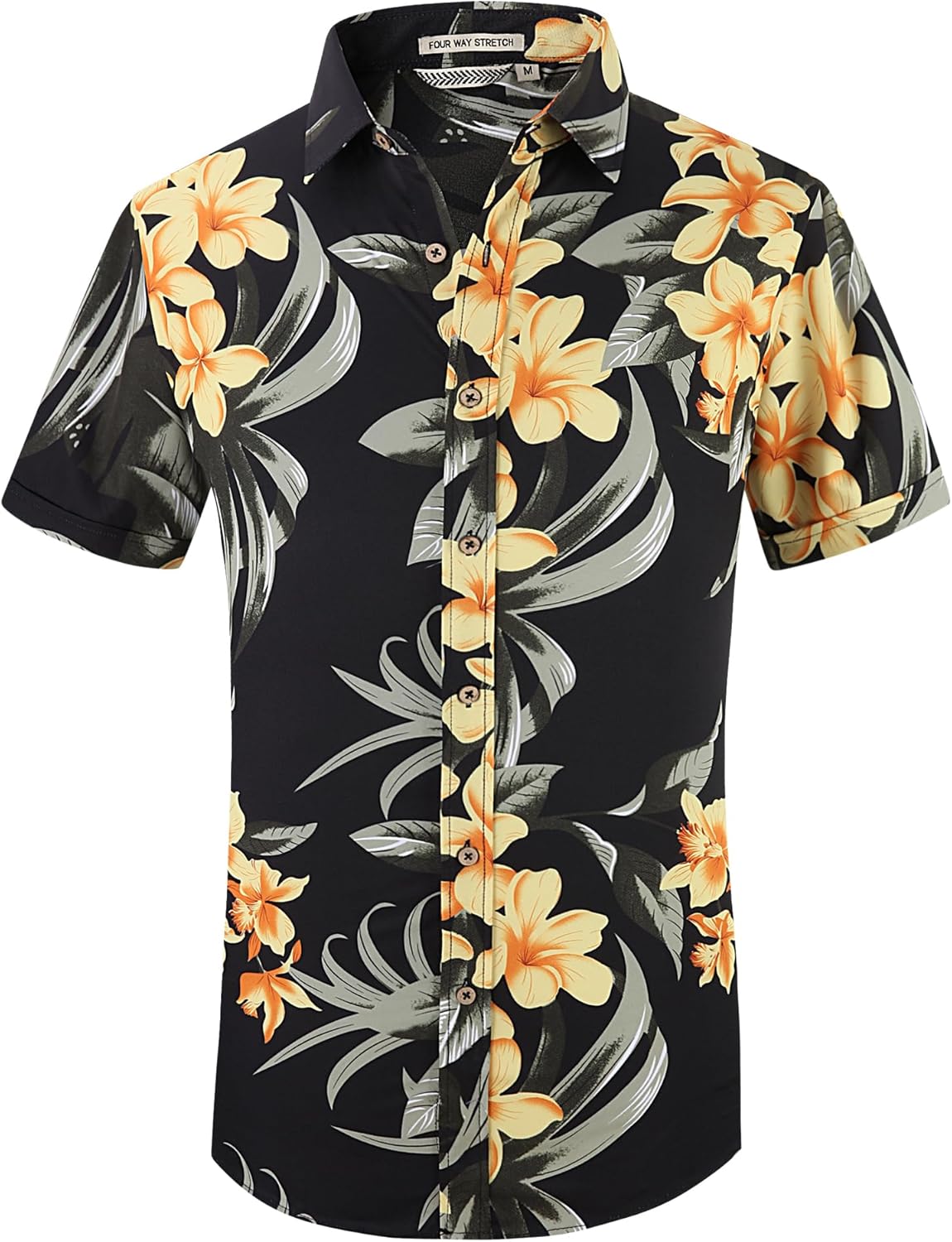 Alex Vando Mens Hawaiian Shirts Short Sleeve Summer Aloha Hawaii Shirts