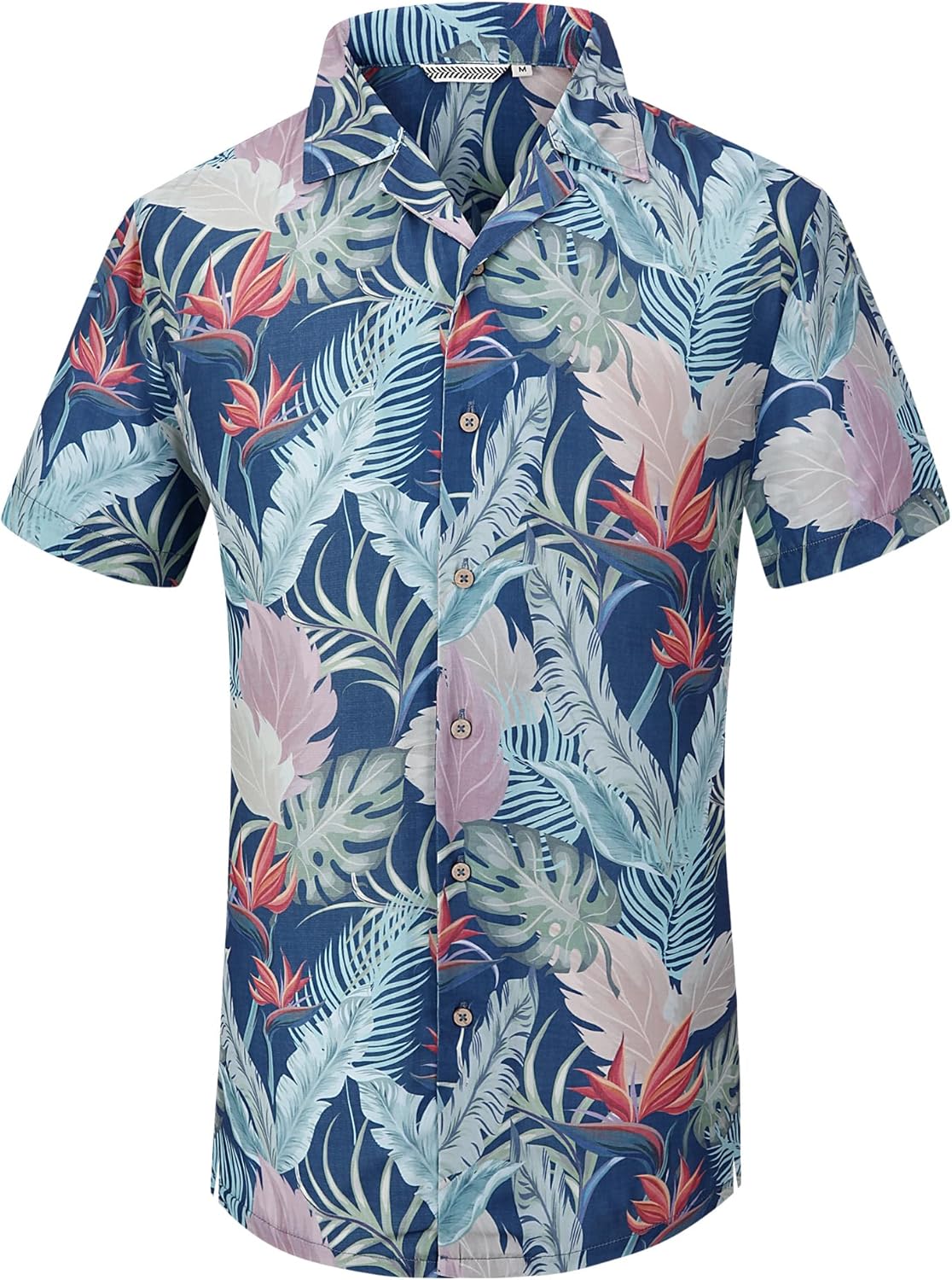 Alex Vando Mens Hawaiian Shirts Short Sleeve Summer Aloha Hawaii Shirts