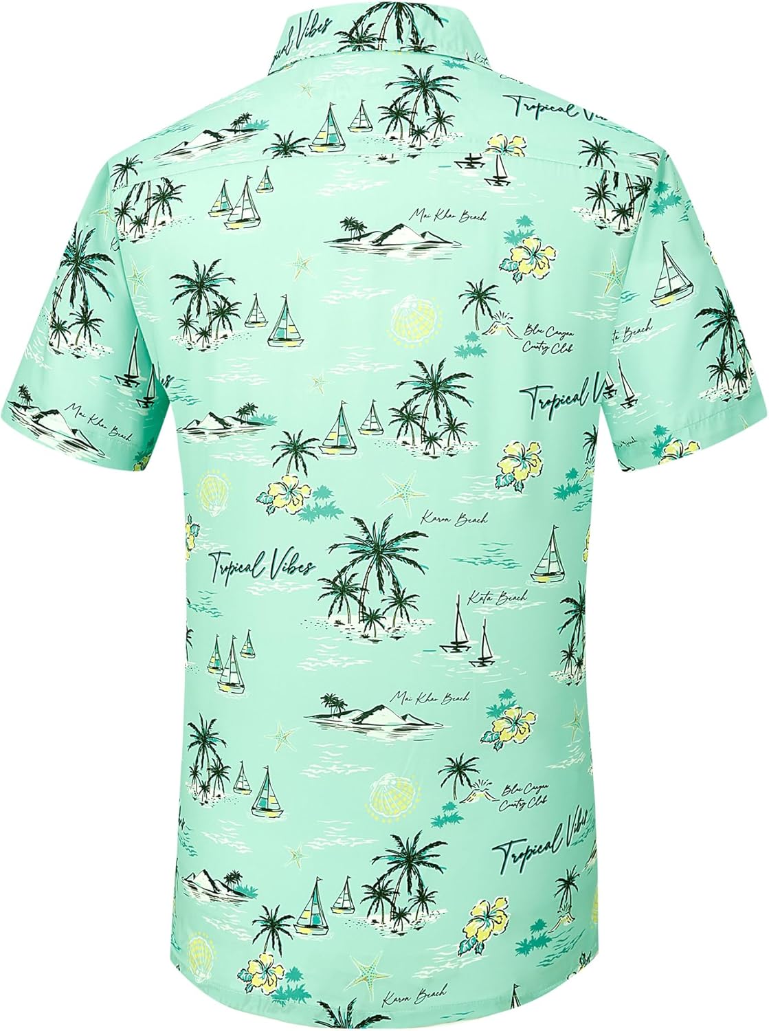 Alex Vando Mens Hawaiian Shirts Short Sleeve Summer Aloha Hawaii Shirts